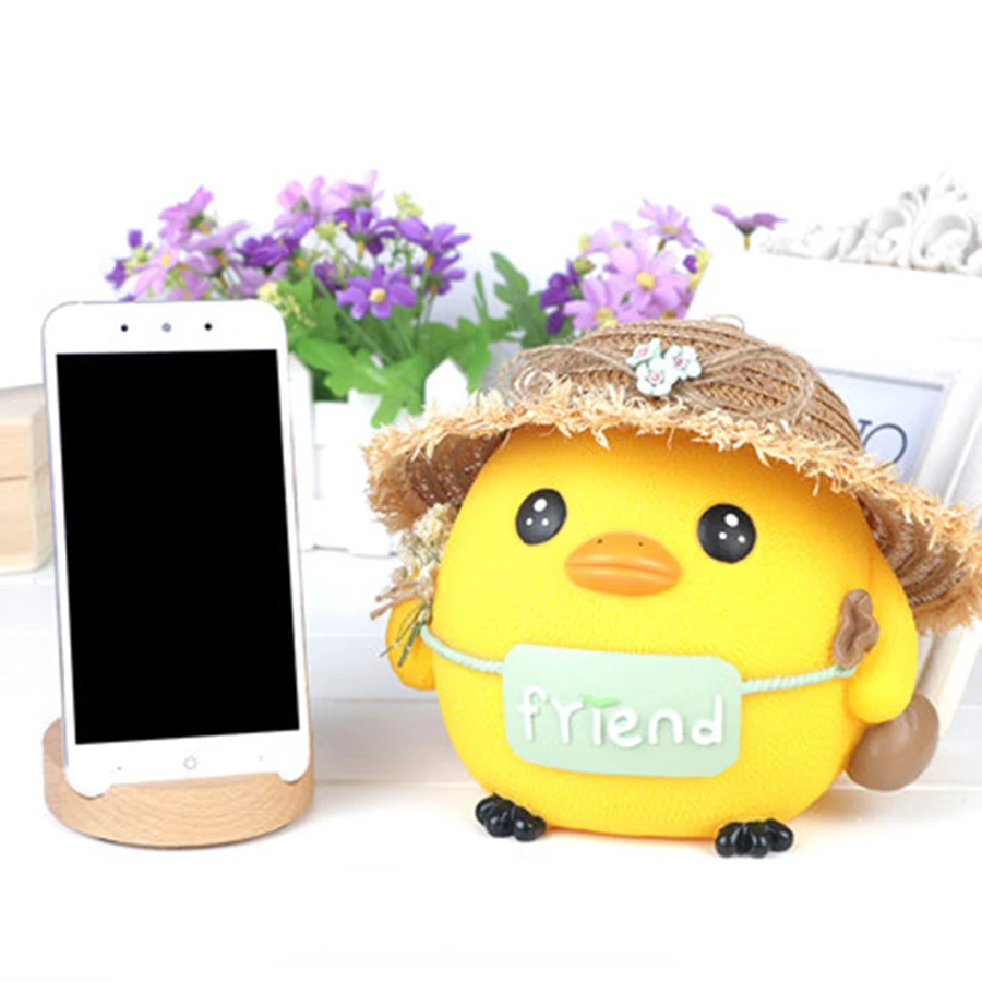 Персонализированные милые детские смолы копилка коробка копилки банка экономия