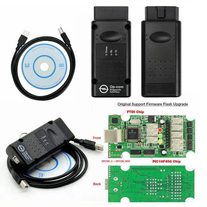Лучшее качество OBD2 Op com V1.99 OpCom V5 Op com для opel инструмент сканирования с высоким качеством