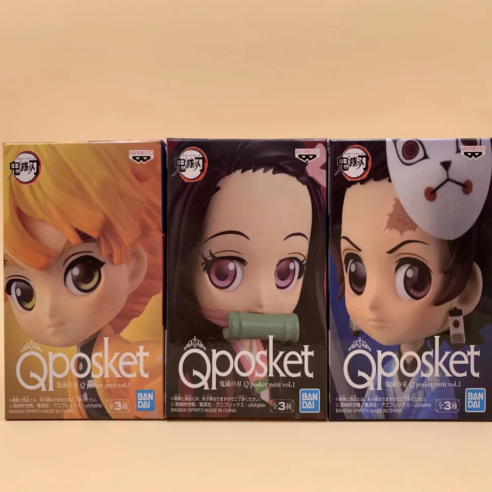 Q Set A Tronzo 18 см фигурка демона-убийцы Kimetsu no Yaiba Kamado Tanjirou Nezuko ПВХ фигурка Модель Кукла коллекционная фигурка игрушки - Цвет: Q Set A