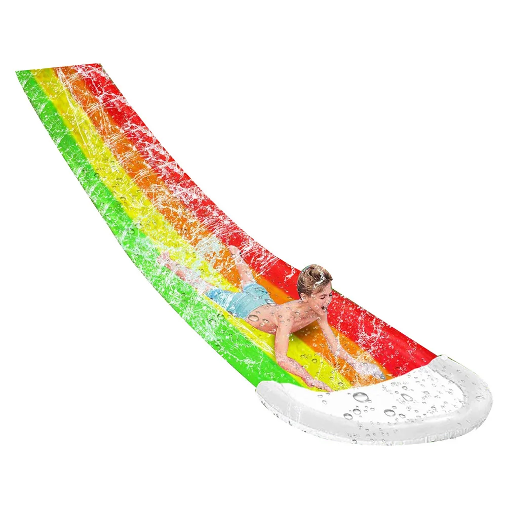

Summer Giant Surf Water Slide Fun Lawn Water Slides Pools For Kids Summer PVC Games Center Backyard Outdoor Children Adult Toys