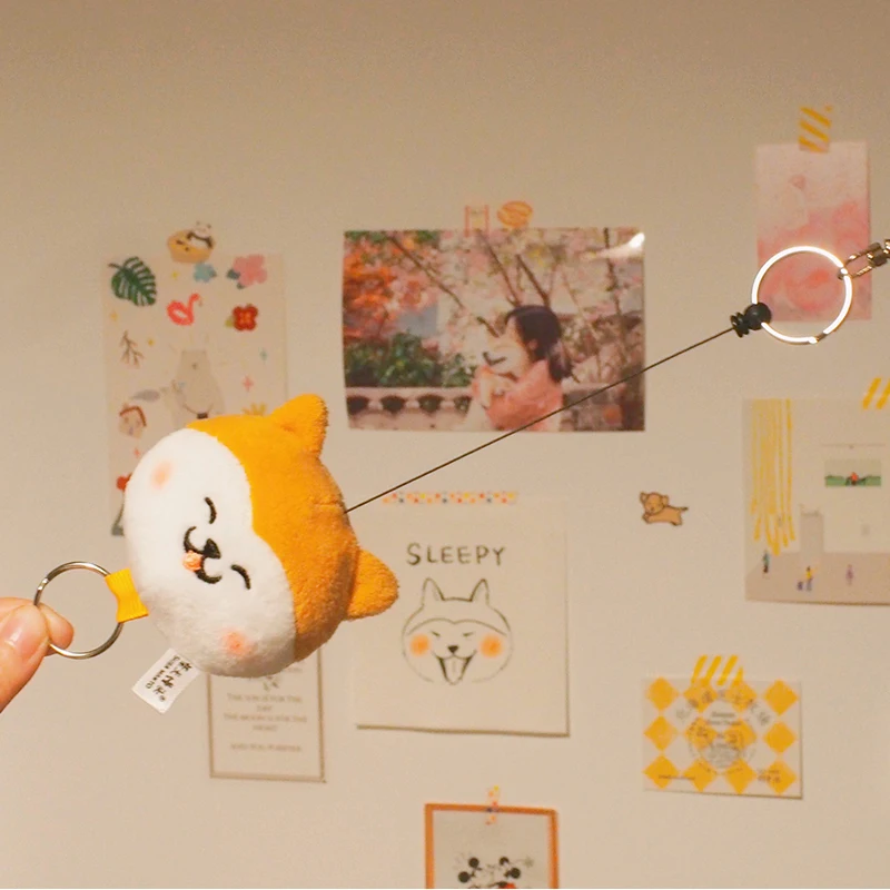 Boxi Kawaii Shiba Inu плюшевая искусственная Милая мультяшная Мягкая кукла подвесная