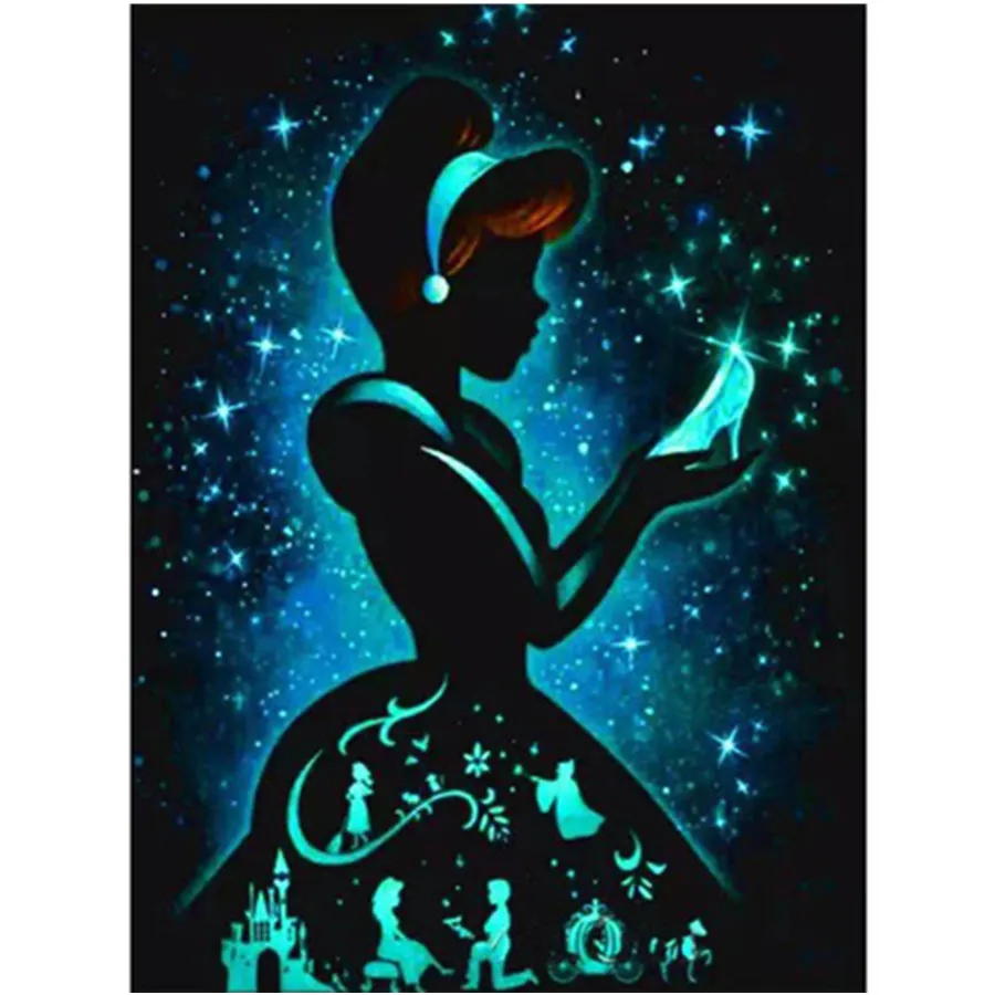 

Алмазная картина «сделай сам», картина из квадратных и круглых страз темной принцессы, стразы, мозаичный декор, подарок