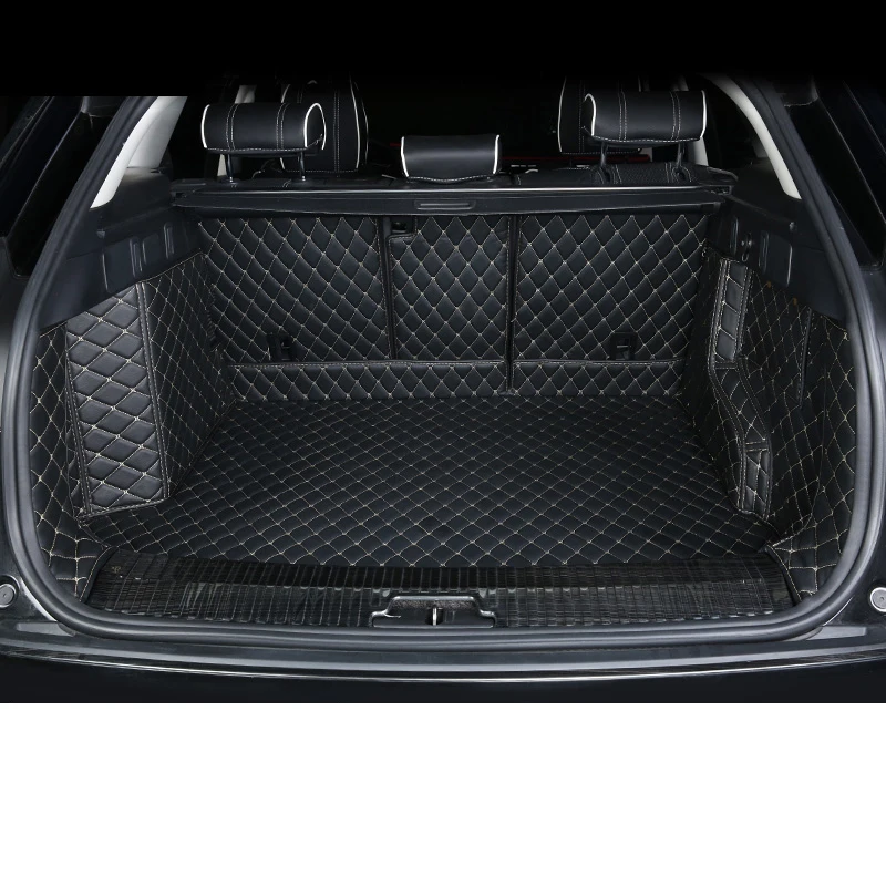 fiber leather car trunk mat for Range Rover Velar 2018 2019 car accessories