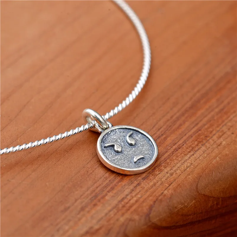 M &amp C модные серебряные ювелирные изделия серьги в виде смайлика 100%