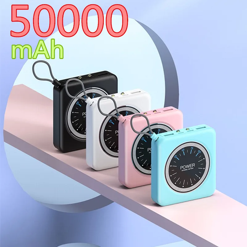 Портативное мини-зарядное устройство на 50000 мА · ч USB-зарядное портативное