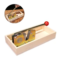 manual nutcrackers with wood box fast opener mechanical sheller kitchen tool clamp clip for pecan almonds walnut hazelnuts