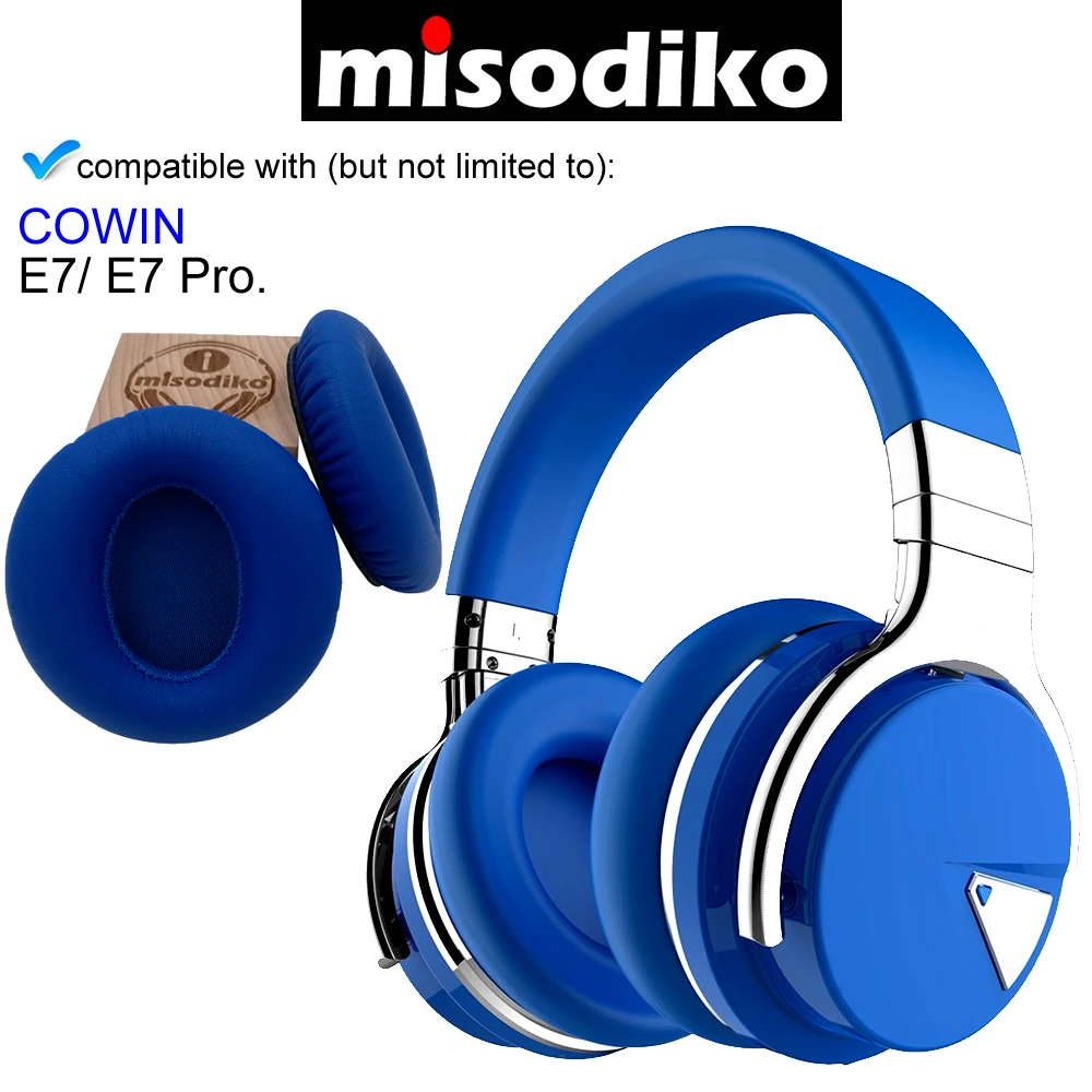 Misodiko Сменные подушки амбушюры-для COWIN E7/E7 Pro, наушники, запчасти для наушников, накладки для наушников, наволочки