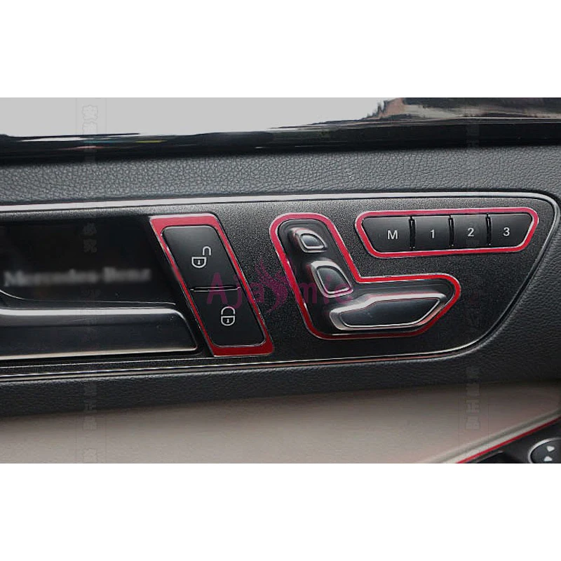 Хромированный чехол для Mercedes Benz E Class CLS ML GL GLE E260L GLK300 ML400 кнопки регулировки