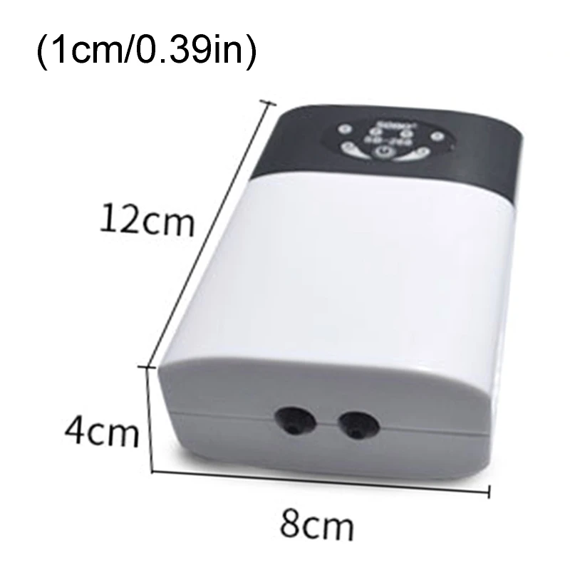 

Internal Aquarium Rechargeable Silent Oxygen Pump Turtle Tank Built-in USB Port