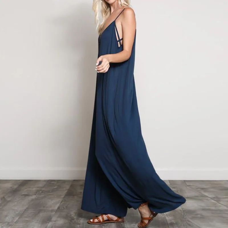 2020 Летний Новый Модный сексуальный комбинезон с v образным вырезом и открытой