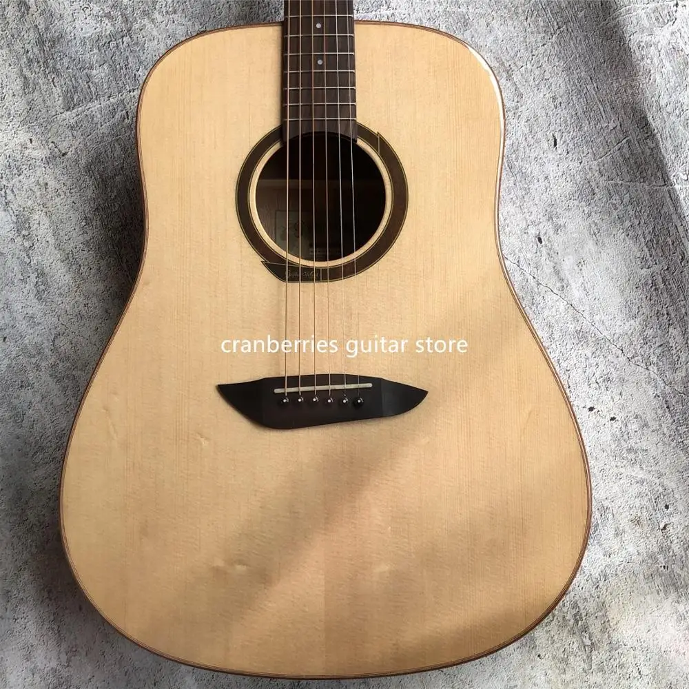 Акустическая гитара Gopher Wood G200 D-гитара 41 дюйм твердая ели AA верхняя часть daddario EXP16