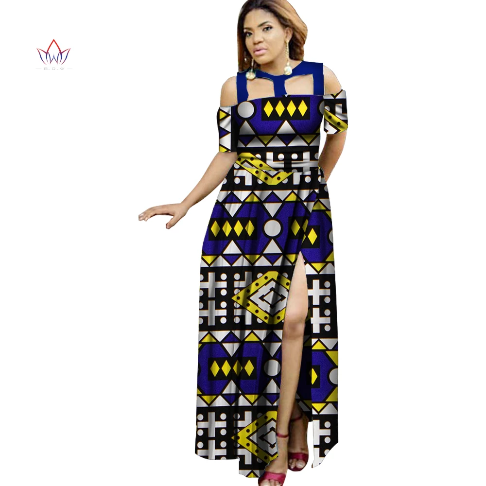 Женская одежда размера плюс длинное платье Дашики летнее в африканском стиле для