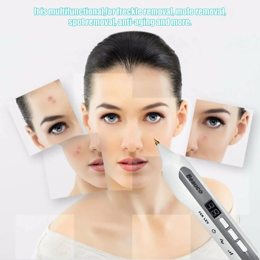 Устройство для ухода за кожей лица 3 переключаемых режима лазерная ручка