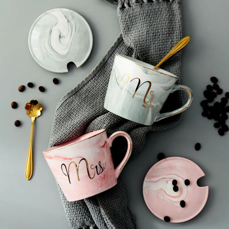 Креативные милые керамические кружки с рисунком Фламинго крышкой ложка чашка