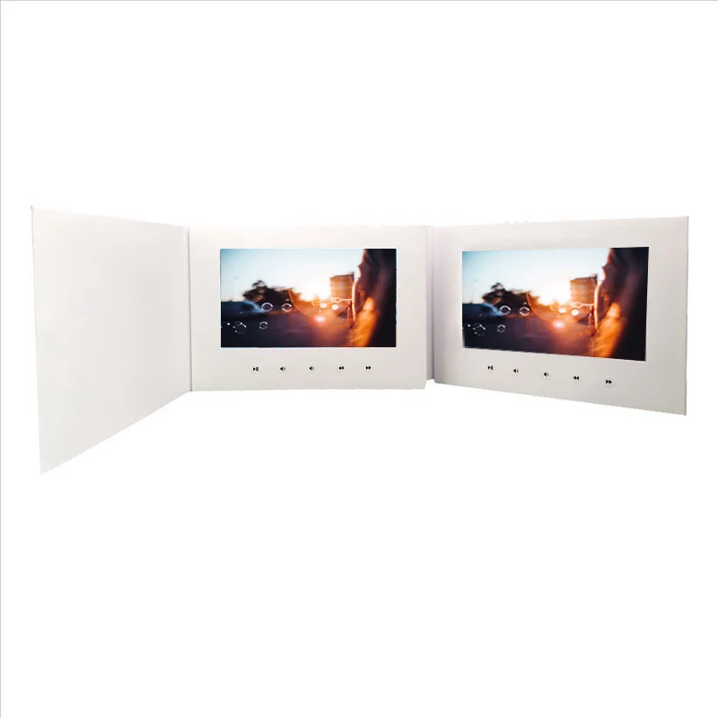 7 Inch New Video Brochure Cards for Presentations Digital Advertising Player Sn Greeting | Электроника