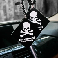 car masterming hellaflush personalized pendant skull fashion tag creative car interior rearview mirror hf brand chain pendants