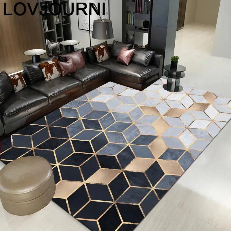 Черные маленькие двойные звезды скандинавские Dywaniki Dywan Tapis De Priere Розовая гостиная