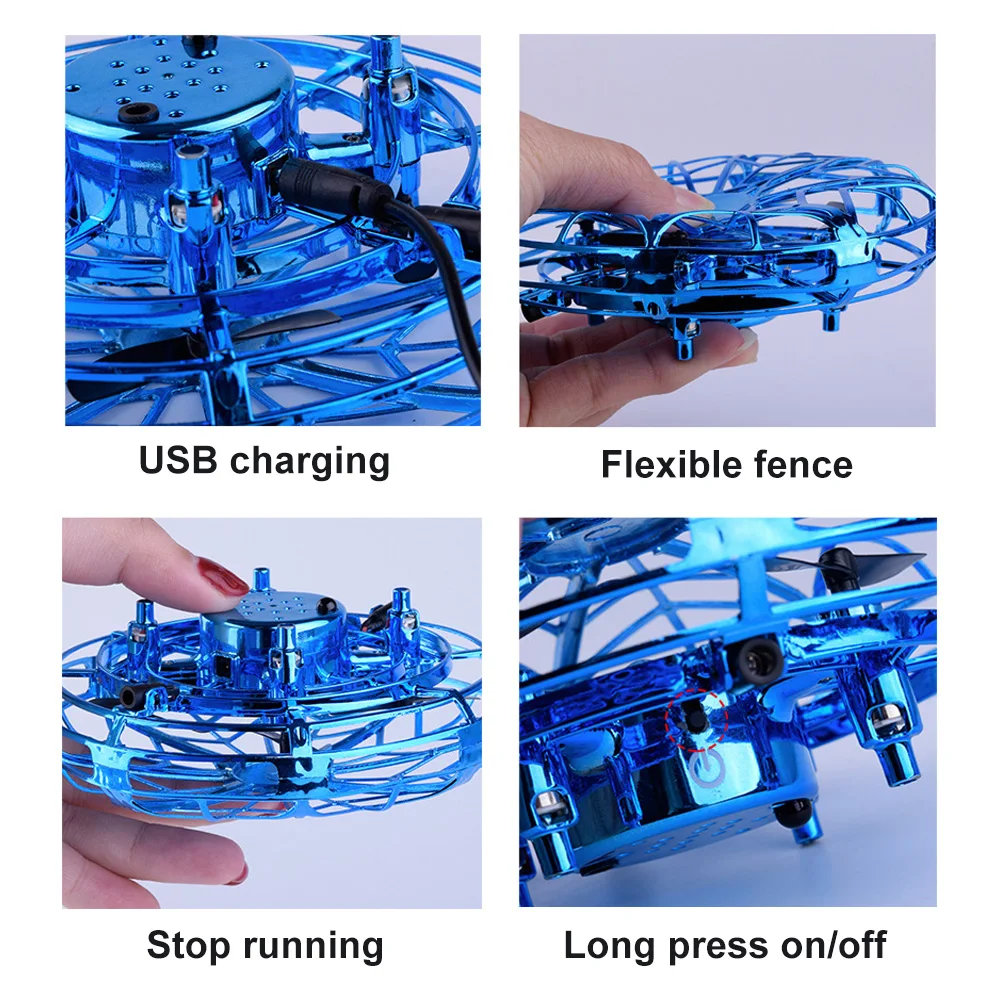 Автоматический беспилотник летящая игрушка интеллектуальное вращение на 360 °