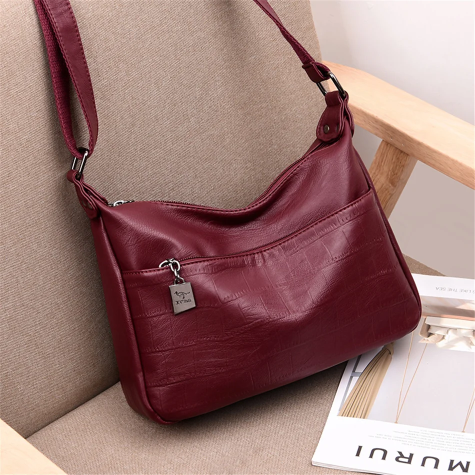 Женские кожаные сумки через плечо Bolsas De Mujer дизайнерские 2019|Сумки с ручками| |