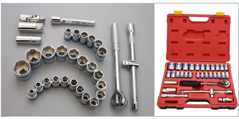 Отличные BESTIR из Тайваня 32 шт. 1/2 &quotDr.6PT 12PT 12 5 мм зеркало метрическое гнездо для
