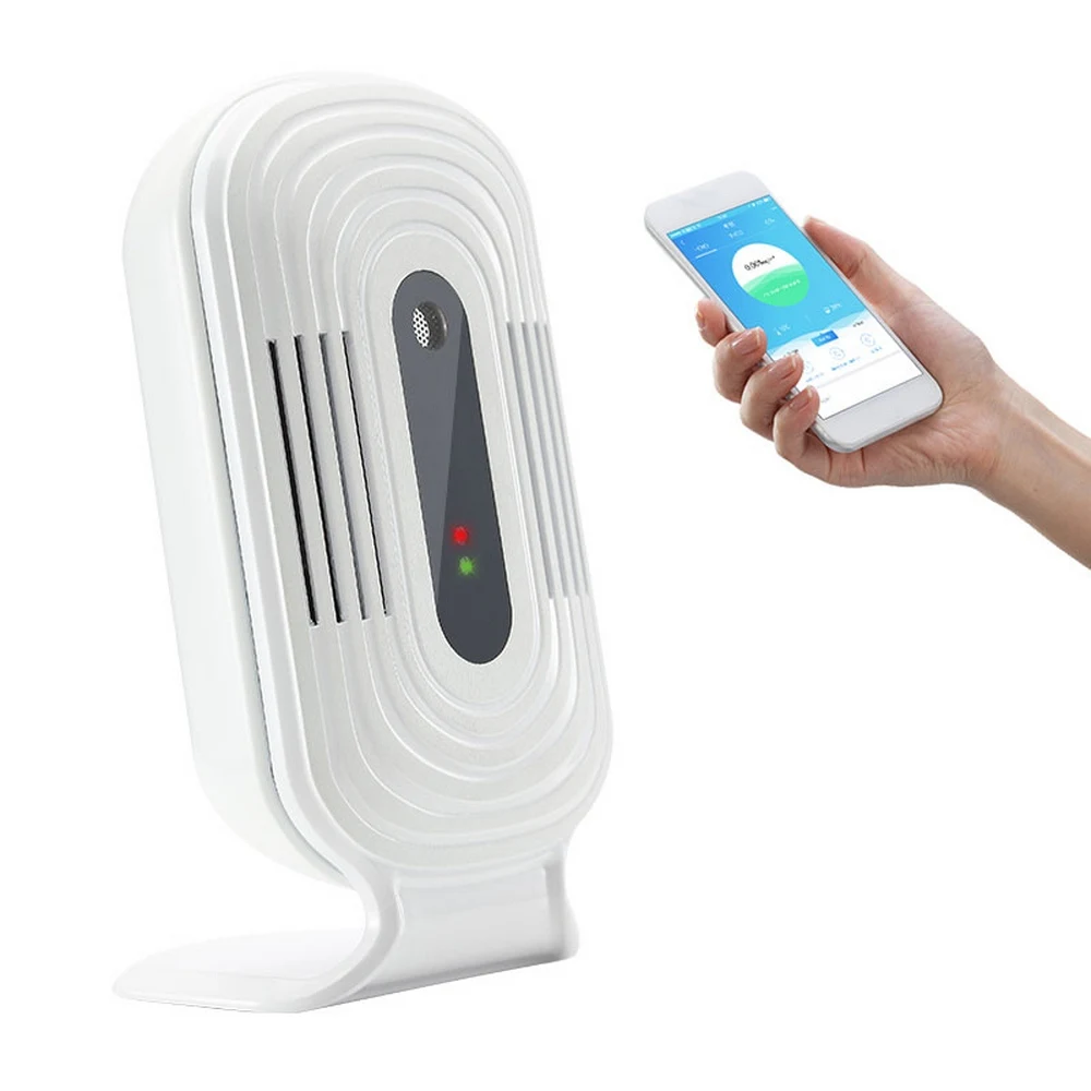 JQ 200Intelligent WI FI домашний счетчик смога CO2 HCHO воздушный анализ качества тестер