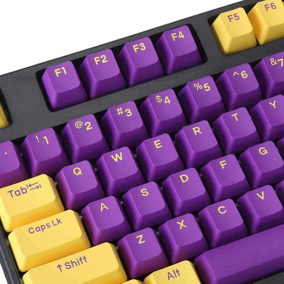 

FEKER 104 Keys Midnight Golden Theme Key Cap For Mechanical Keyboard Two-color Injection OEM Profile PBT Doubleshot Keycaps