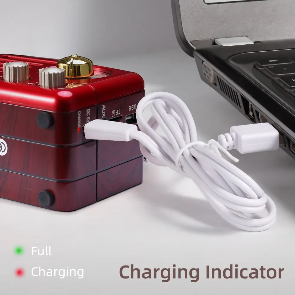 PRUNUS M-160BT классическое Ретро Радио FM/AM/SW USB Bluetooth радио приемник перезаряжаемый AUX/TF карты MP3 стерео динамик радио