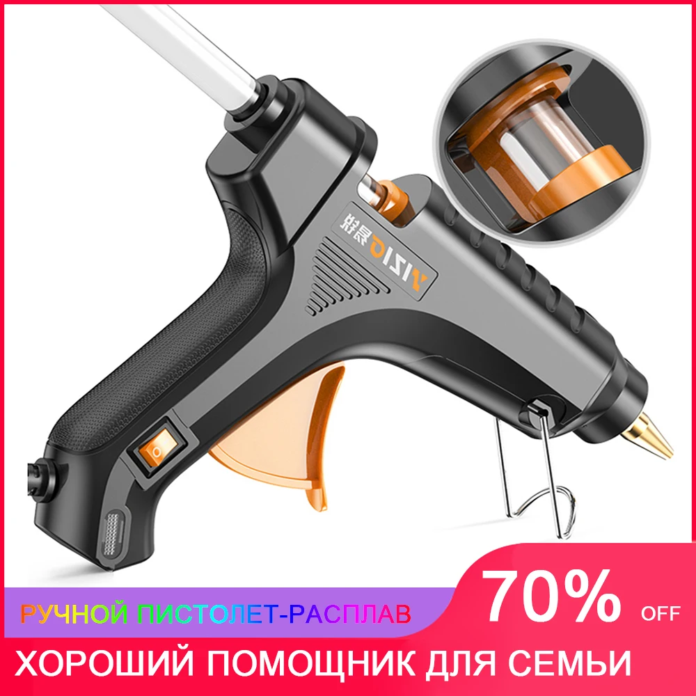 

Пистолет для термоклея с клеевыми стержнями 7*100 мм 80-330 Вт, мини-пистолеты, термоэлектрический Универсальный бытовой ручной клеевой пистоле...