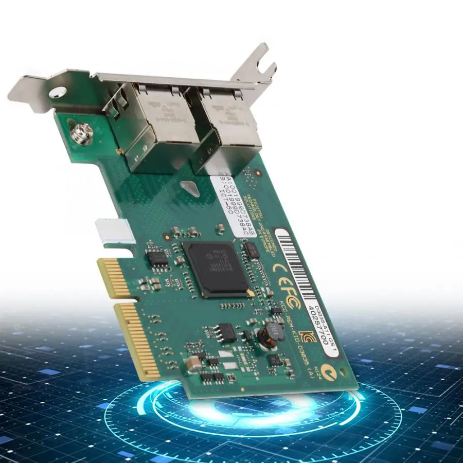 Двухпортовый гигабитный Ethernet контроллер I350-T2 PCIE X1 сервер для центров обработки
