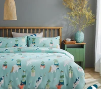 100 cotton pure cotton cat three piece set spring summer autumn and winter quilt cover pillowcase
