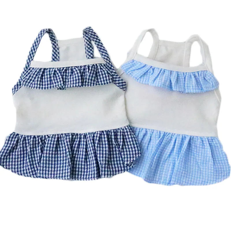 Белая рубашка для собак клетчатое платье большого размера модные платья больших