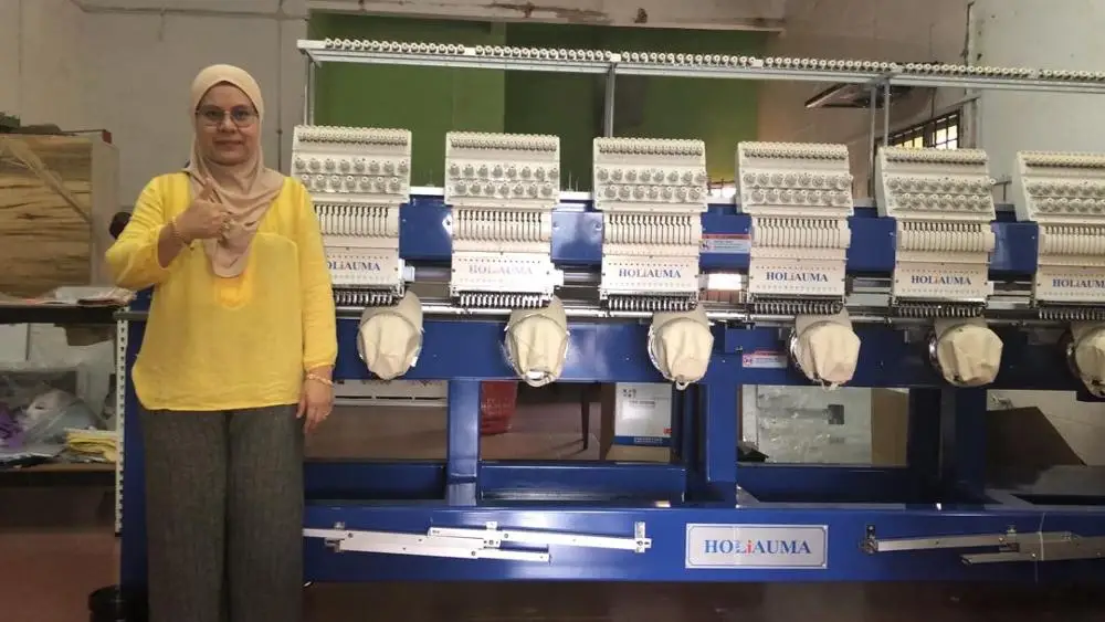 Компьютеризированная вышивальная машина HO1201 с одной головкой для