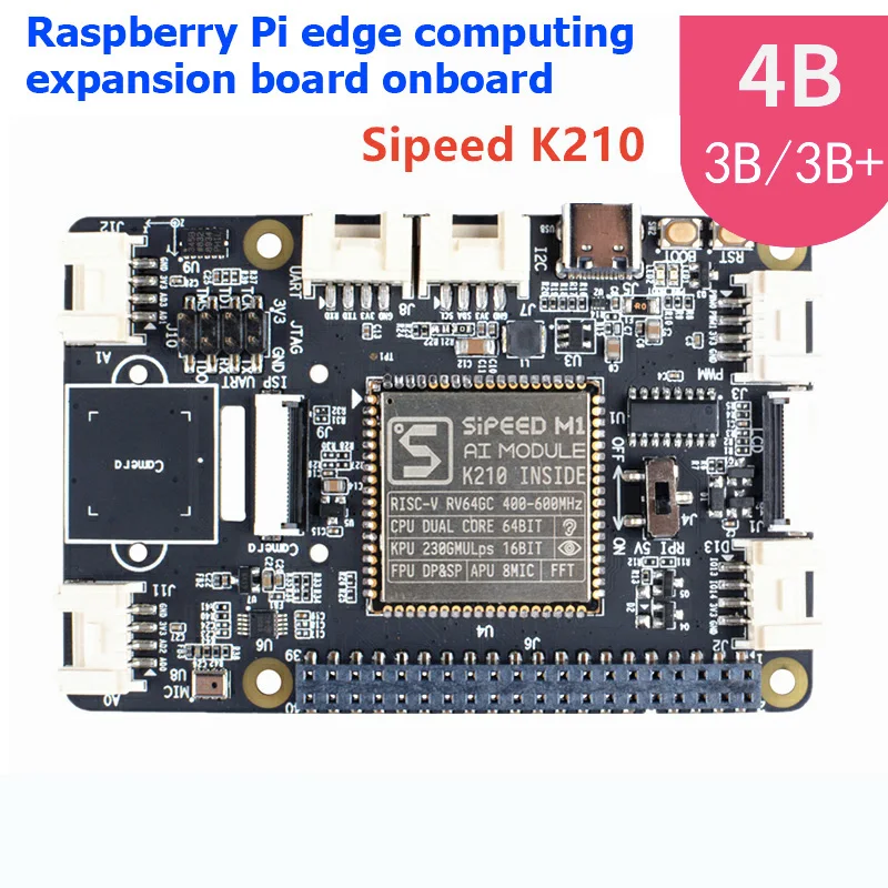 Raspberry Pi 4B 3B роща AI HAT Edge компьютерная Расширительная плата бортовой робот sipeed K210