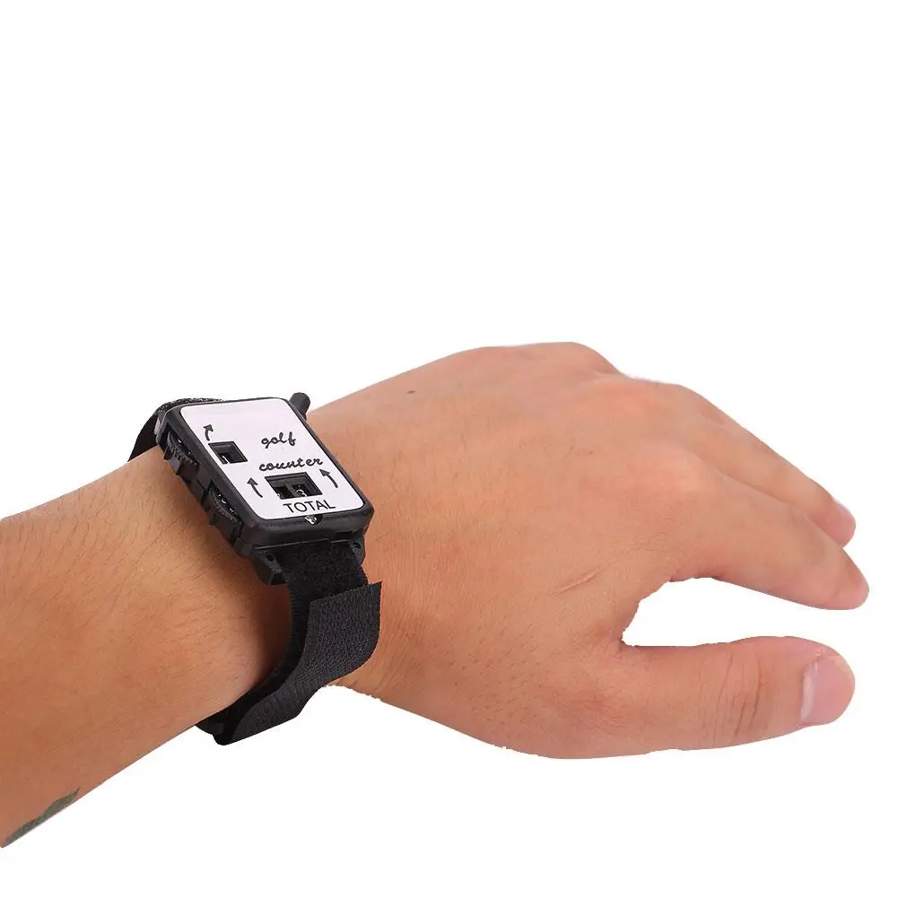 

Golf Club Stroke Counter Score Keeper Watch Shape Plastic Outdoor Sports