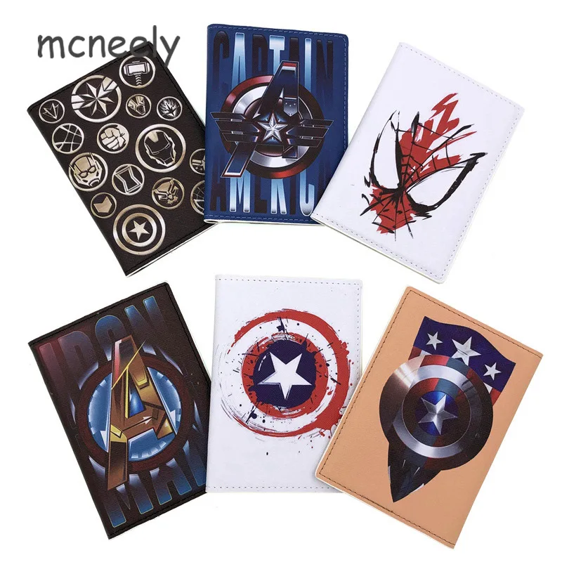 Держатель для паспорта и кредитных карт мужчин мультяшный аксессуар