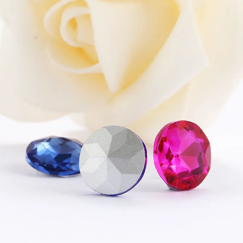 10 шт. мокко круглые стразы точка сзади клей ремесла Декоративные драгоценный