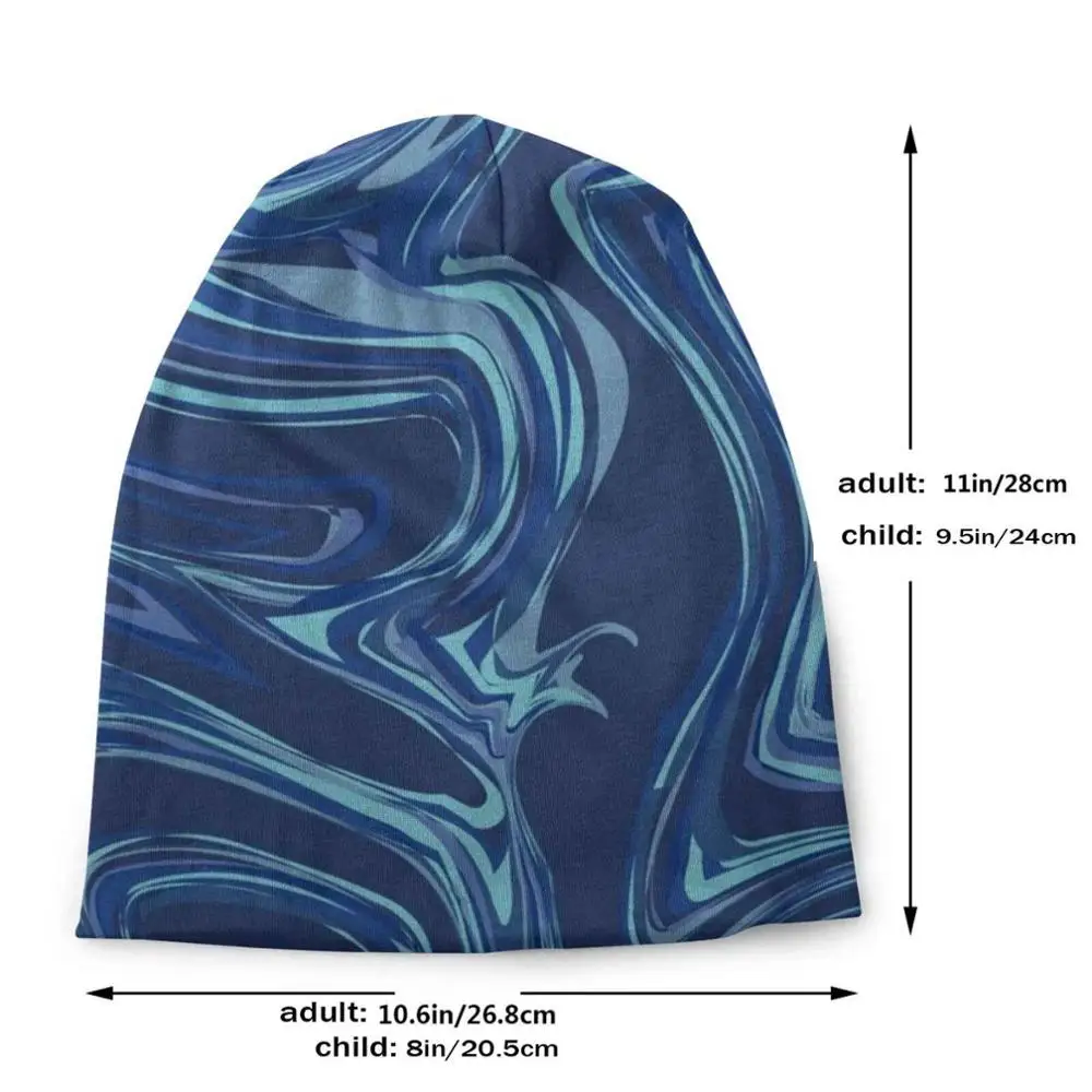 Шапки унисекс с абстрактным мраморным искусством ветрозащитная шапка для живой