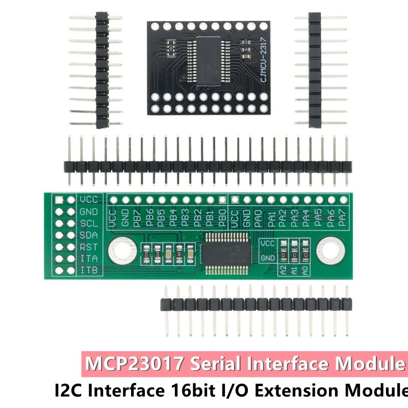 MCP23017 модуль последовательного интерфейса IIC I2C SPI MCP23S17 двунаправленный 16 битный