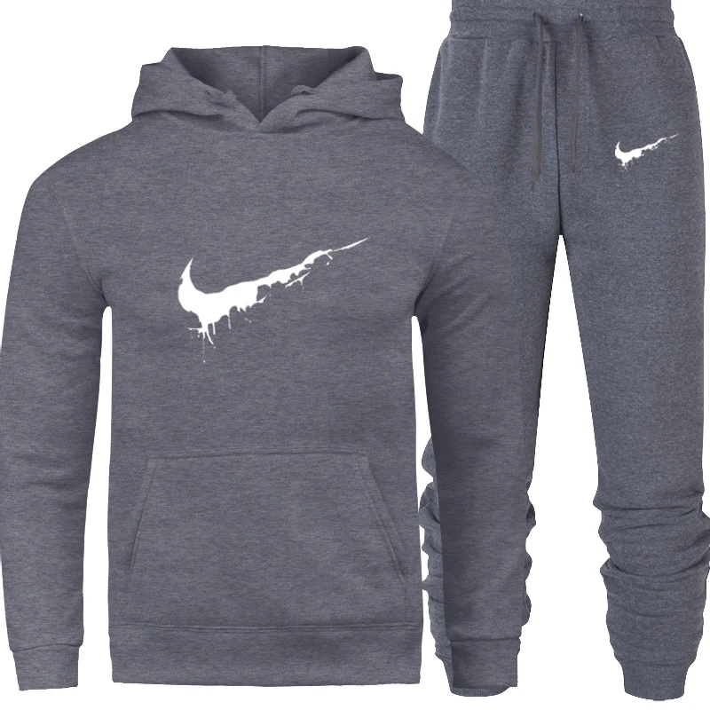 Новинка 2019 брендовый спортивный костюм для мужчин теплые мужские спортивные