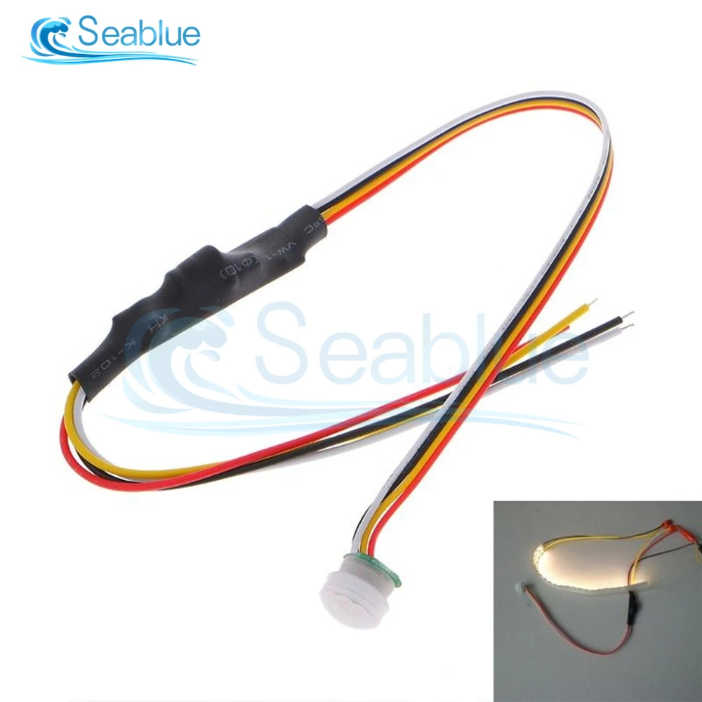 Мини светодиодный датчик освещения для шкафа 5 24 В постоянного тока 1