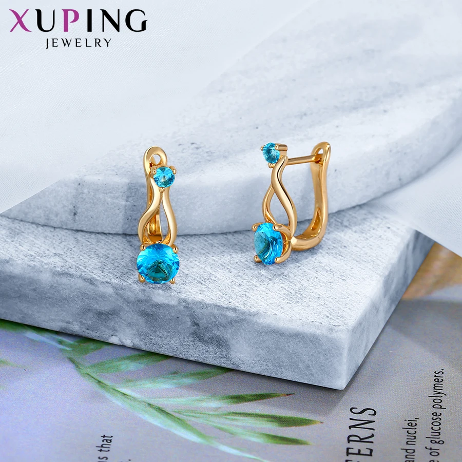 Ювелирные изделия Xuping модные популярные женские серьги с позолотой 28967|earrings jewelry