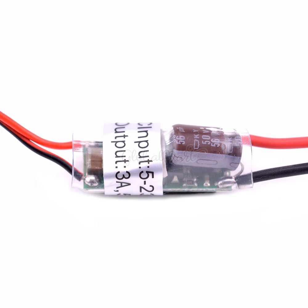FPV RC UBEC BEC 5V 3A 5V/3A самый низкий уровень шума RF полностью экранирующий