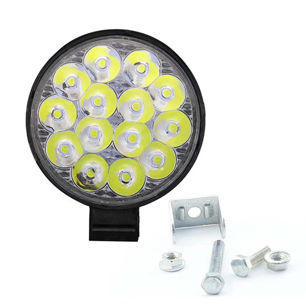 

Work Working lights 14-LED Bulb Car Driving Flood Lamp Replacement Round Truck