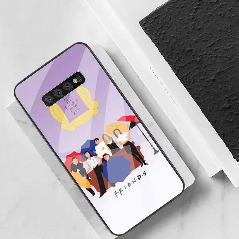 

Friends Phone Case Tempered Glass For Samsung S6 7 8 9 10 20 Plus Ultra Note8 9 10 10pro