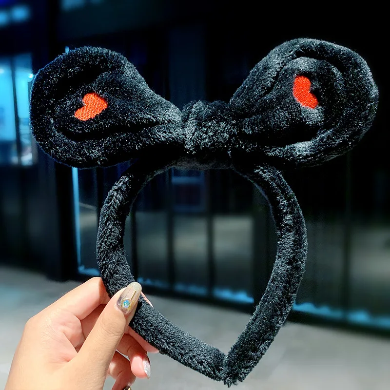 

Women's fall/winter plush rabbit ears headbands wash your face and press hair cute and wild headband hair accessories