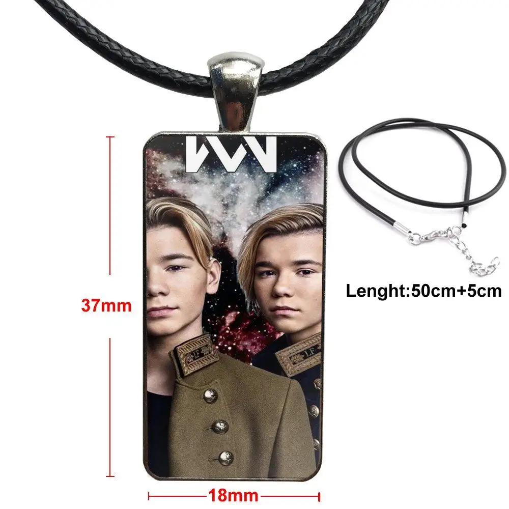 Модный стеклянный кабошон кулон ожерелье с женское стальное покрытие массивные