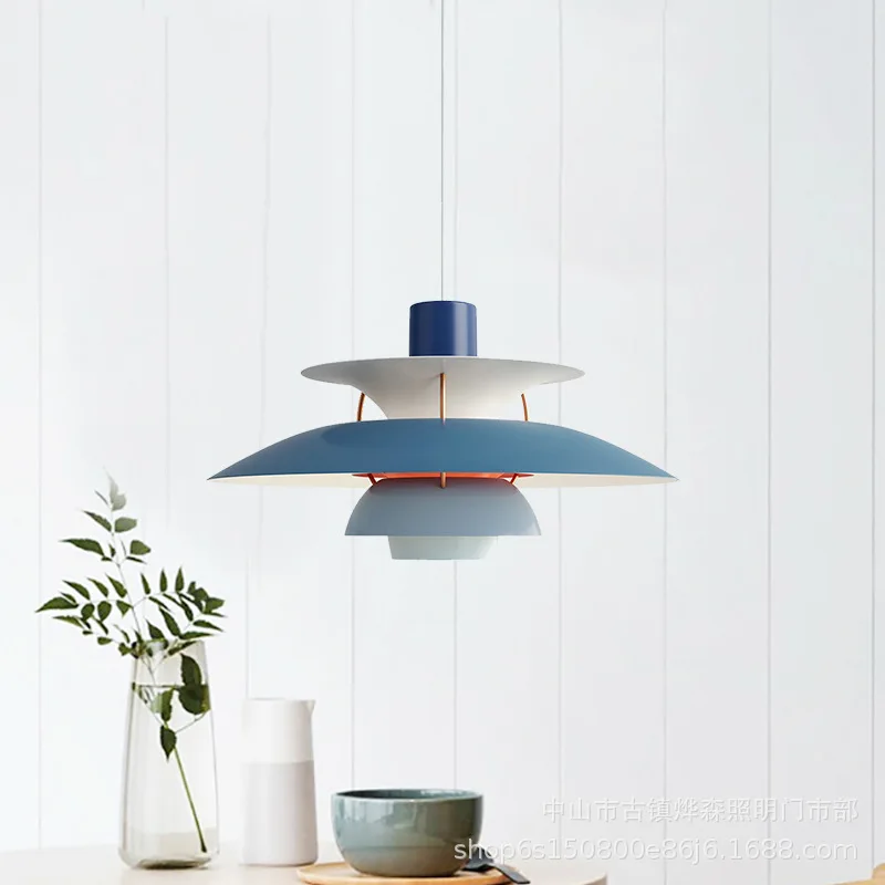 Купить Скандинавский подвесной светильник PH5, Датский дизайн, простой современный креативный алюминиевый зонт, барная стойка, люстра для западног...