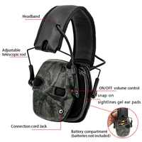 tactical electronic shooting hearing protective sound amplification noise reduction ear muffs sightlines gel earmuffs headset