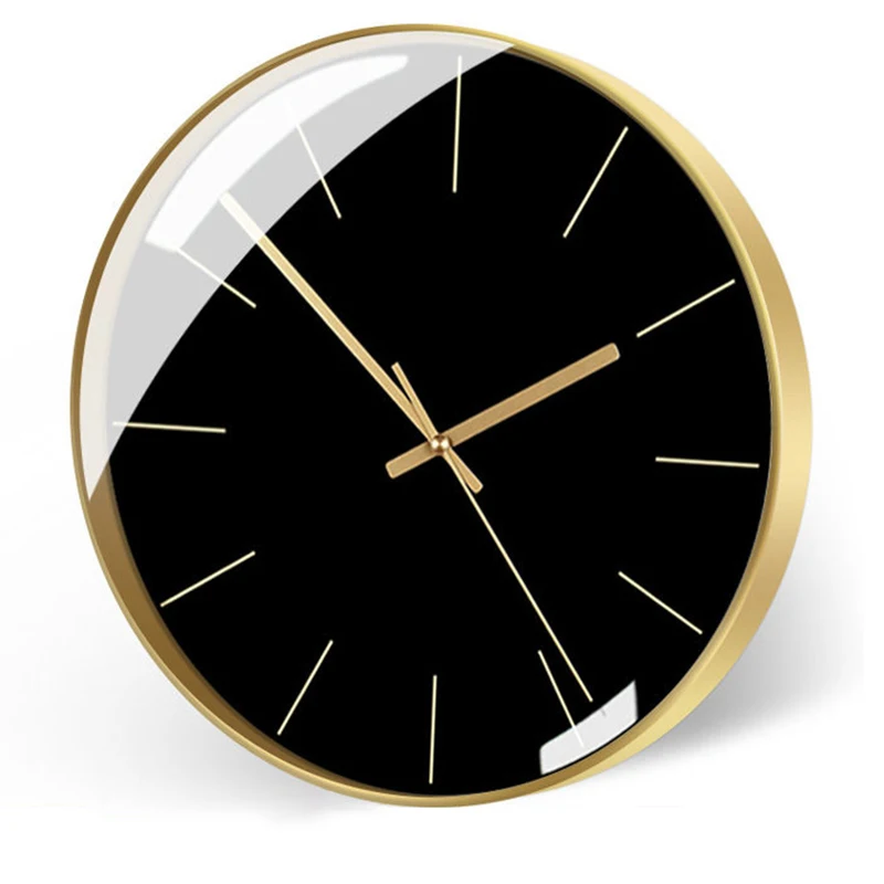 

Современные настенные часы, тихие золотистые металлические роскошные часы, креативные большие настенные часы для спальни, гостиной, идеи д...