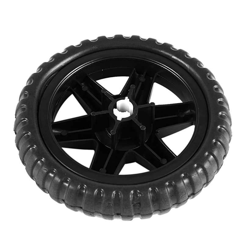 Резиновая тележка для багажа с горячим колесом черный (2 шт.)|Магазинные повозки и